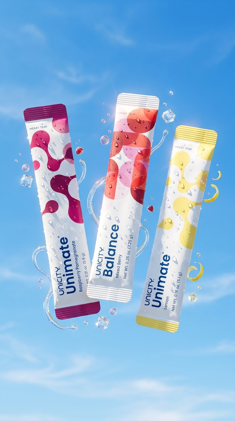 Unicity Unimate and Balance sachets